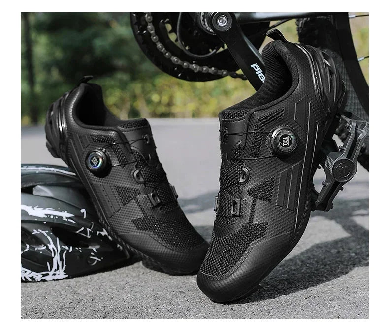Road Cycling Shoes male Breathable Summer Self-Locking Cleat Non-slip Mountain Bicycle Shoe Men's spd racing Sneaker Lightweight