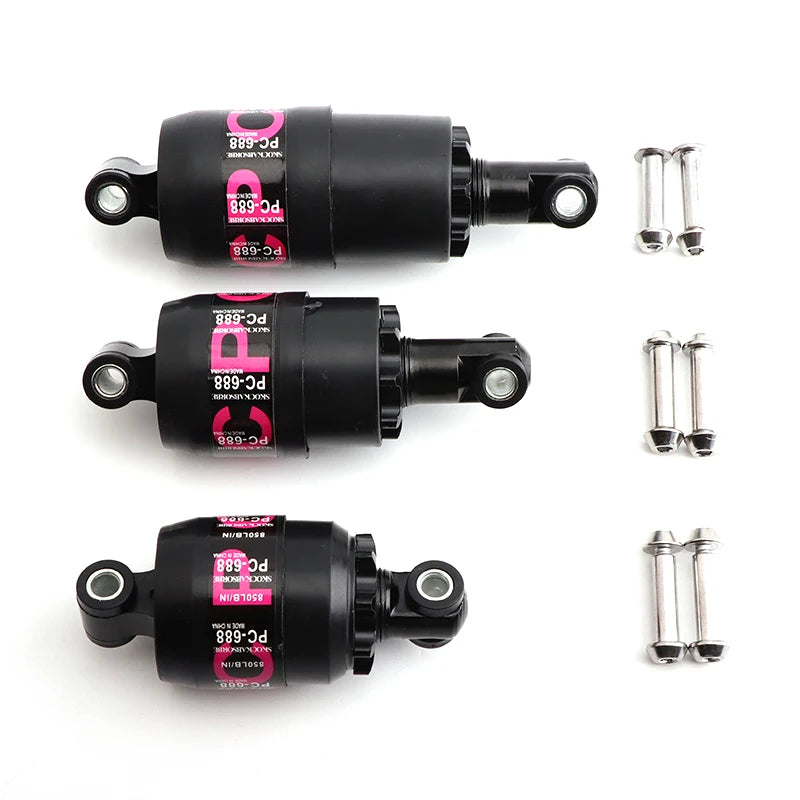Mountain Bicycle Rear Shock Absorber 100mm/125mm/150mm Electric Scooter Shock Absorber Mountain Bike Oil Spring Shock Absorber
