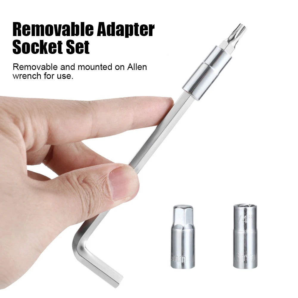 10 IN 1 Bicycle Repair Tools Multifunctional MTB Road Bike Repair Tool Kit Combination Maintenance Tools Cycling Accessories