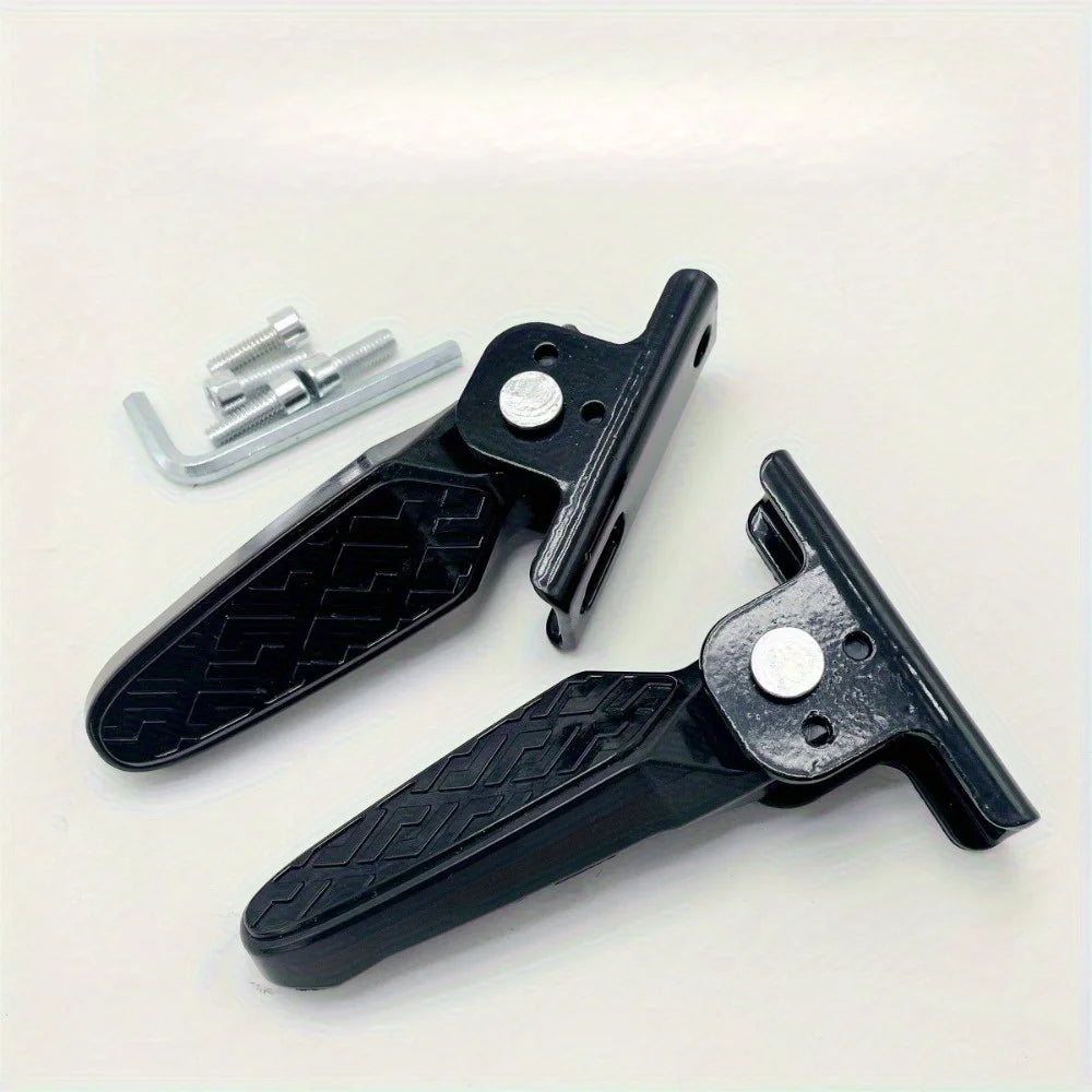 A set of foot mat supports, cycling accessories,rear seat pedals for electric bicycles