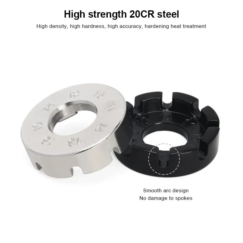 Multitool Bicycle Wheel Rim 8 Way Spoke Wrench Durable Mountain Road Bike Spoke Key Wire Adjustment Hand Tool MTB Repair Tool