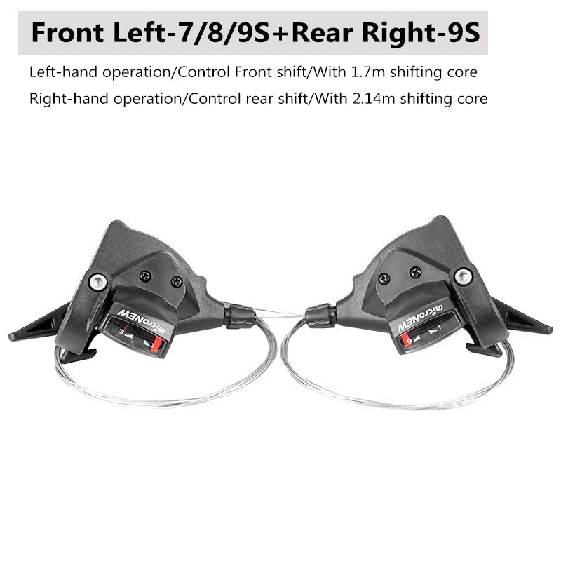 Bicycle Derailleur Front Rear Shift Lever 7/8/9/10/11Speed MTB Mountain Bike Shifter Bicycle Shifting Bicycle Parts microNEW