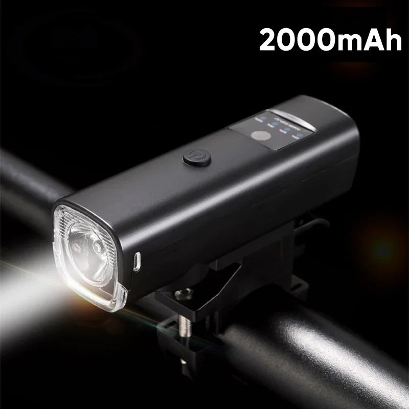 Bicycle Light Bike Light-sensing Intelligent Lighting Front Rear Lamp with High-decibel Horn Type-c Charging Cycling Light LED