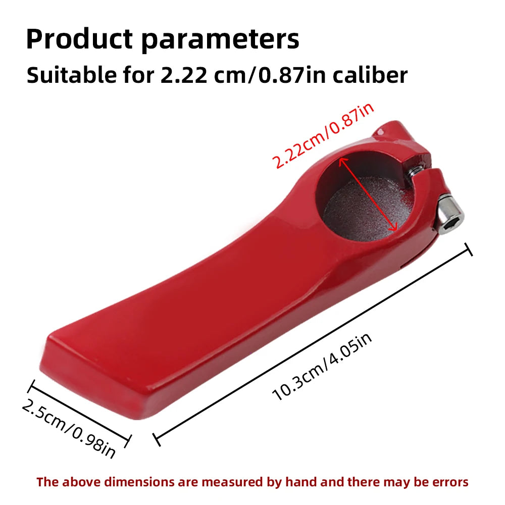 Bicycle Handlebar Vice Handle Cow Horn Aluminum Alloy Colorful Adjustable Small Auxiliary Rest MTB Cycling Grip  Accessories