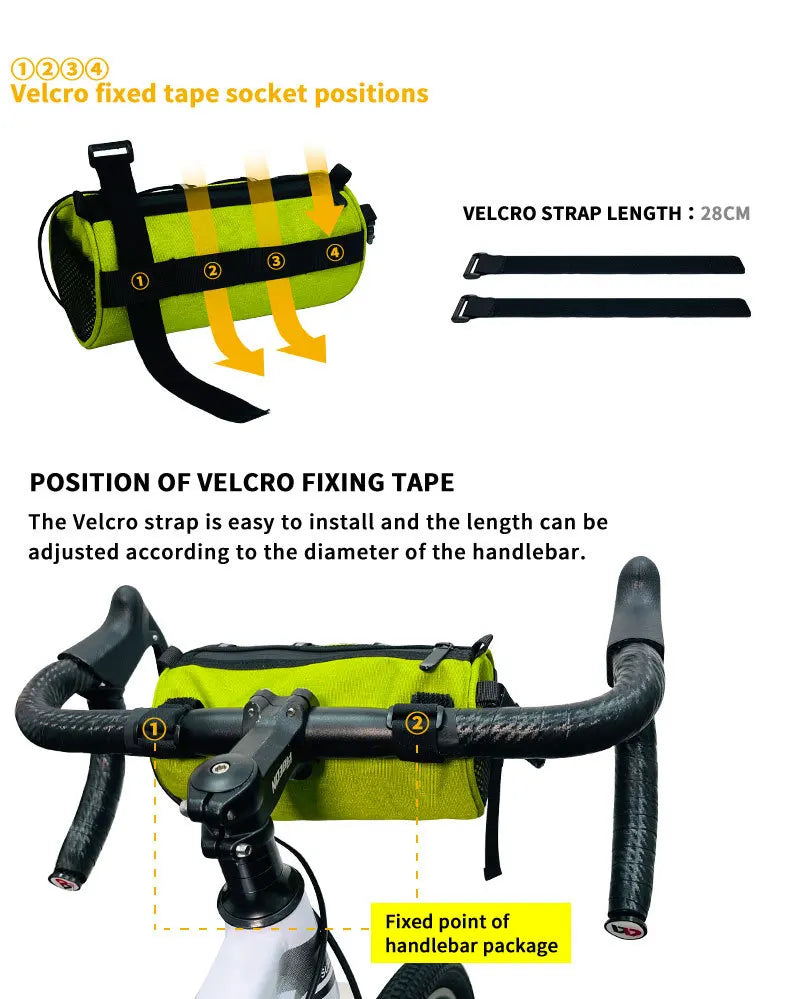 Bicycle front bag, chauffeur, large-capacity storage bag, outdoor waterproof cycling bag, mountain bike front bag Bicycle Bags