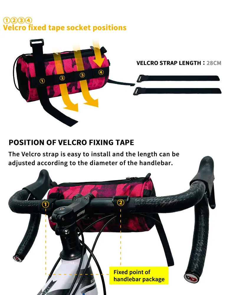 Bicycle front bag, chauffeur, large-capacity storage bag, outdoor waterproof cycling bag, mountain bike front bag Bicycle Bags