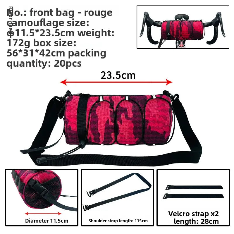 Bicycle front bag, chauffeur, large-capacity storage bag, outdoor waterproof cycling bag, mountain bike front bag Bicycle Bags