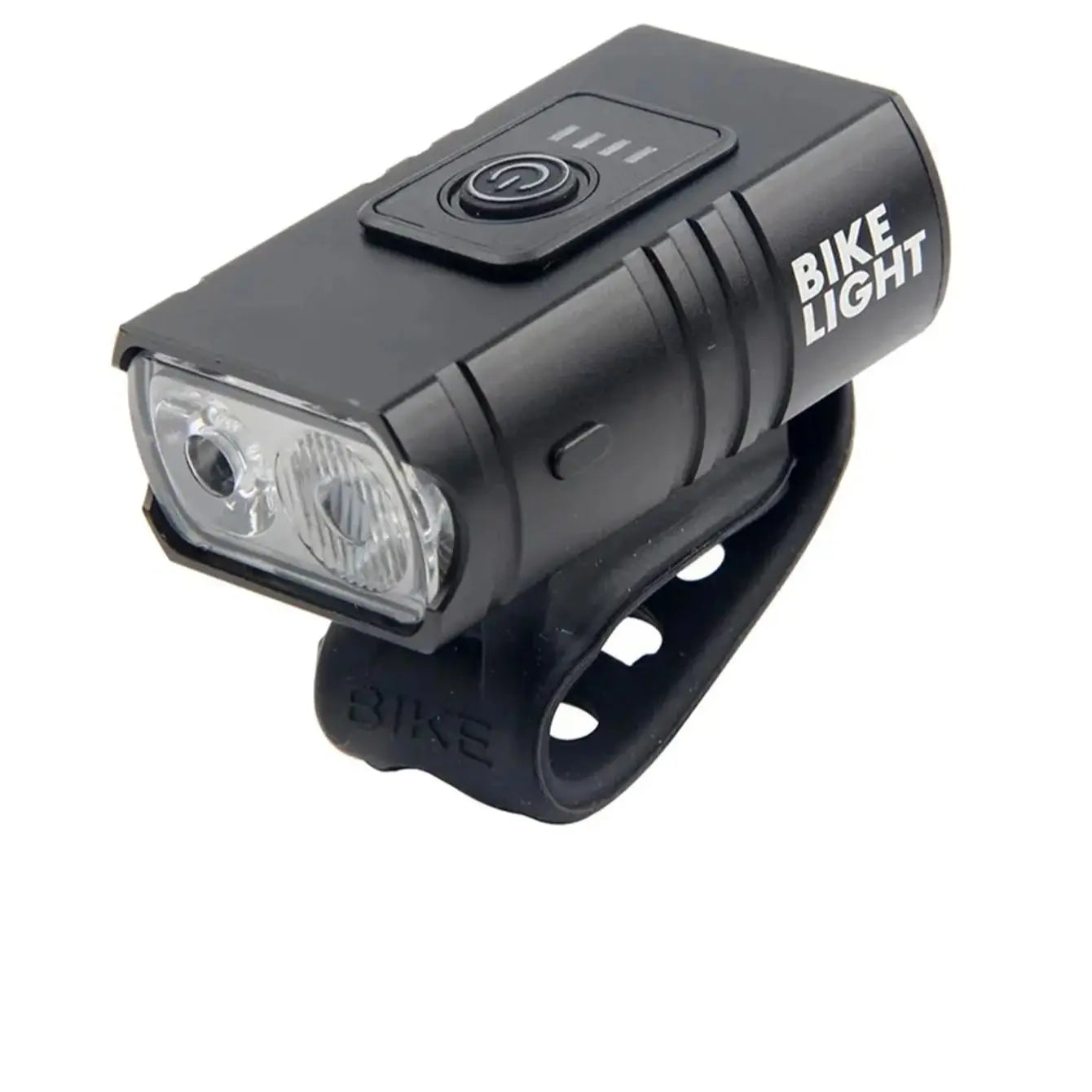 The high-power bicycle lamp, USB rechargeable, waterproof, durable and bright LED ensure safety during night riding