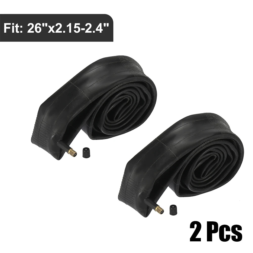 X Autohaux Bicycle Inner Tires 14/16/18/20/22/24/26 inch Schrader Tyres 1.75/2.125'' width Bike Cycling Tire Rubber Tube for MTB