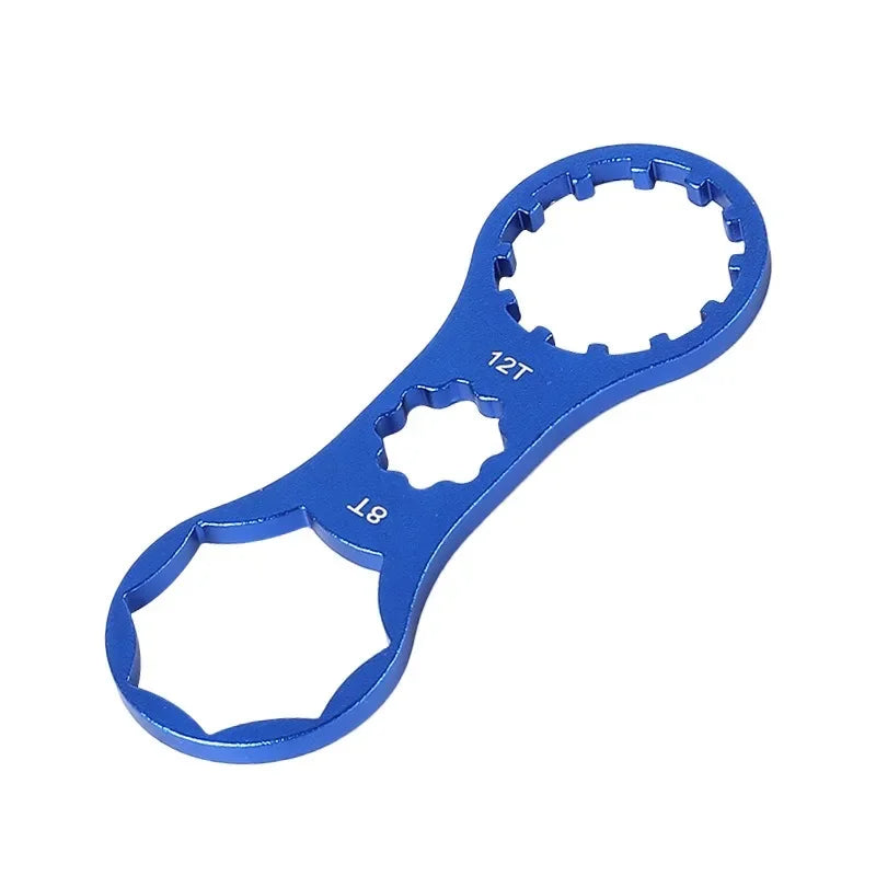 Bicycle Aluminum Alloy Tools Front Fork Wrench Multifunctional Bicycle Repair Tools Disassembly Tools Mountain Bike Removal Tool