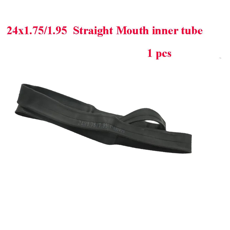 Bike Inner Tube 24x1 3/8  or 24x2.125/2.35 or 24x1.75/1.95 Bike Tire Cycling Tire Rubber Tube Straight Mouth