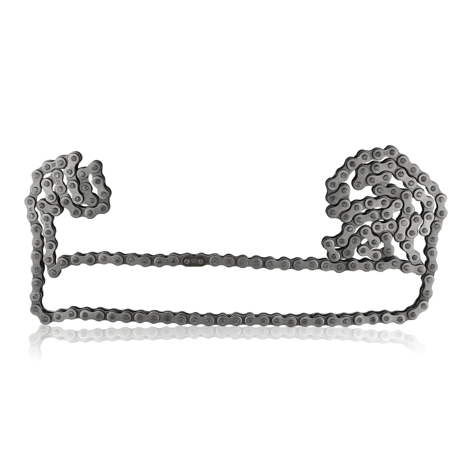 Universal #35 Drive Chain Roller Chain 5 Feet 160 Links Motorized Bike Chain for Bicycles Mini Bikes Motorcycles Scooter