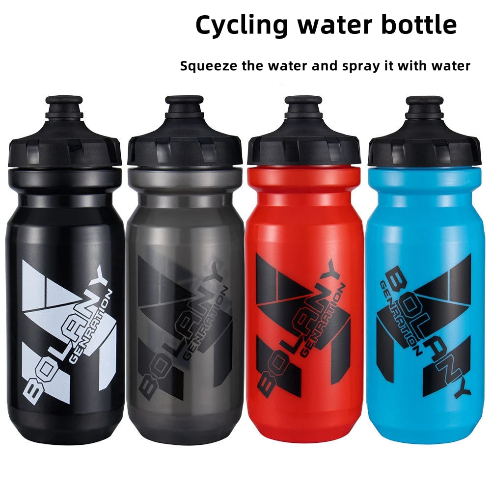 Bicycle Water Bottle PP5 Lightweight Squeeze-type Running Cycling Kettle BPA-Free Leak-Proof 610ML Mountain Road Bike Bottle
