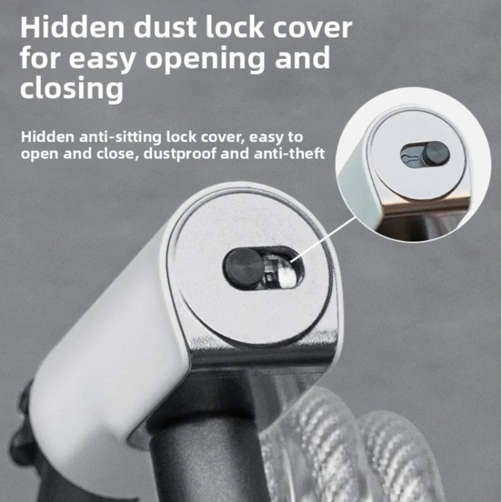 Bicycle Anti-theft Lock, Electric Bike Cable, Portable Bike Lock, Chain Lock, Bicycle Riding Accessories