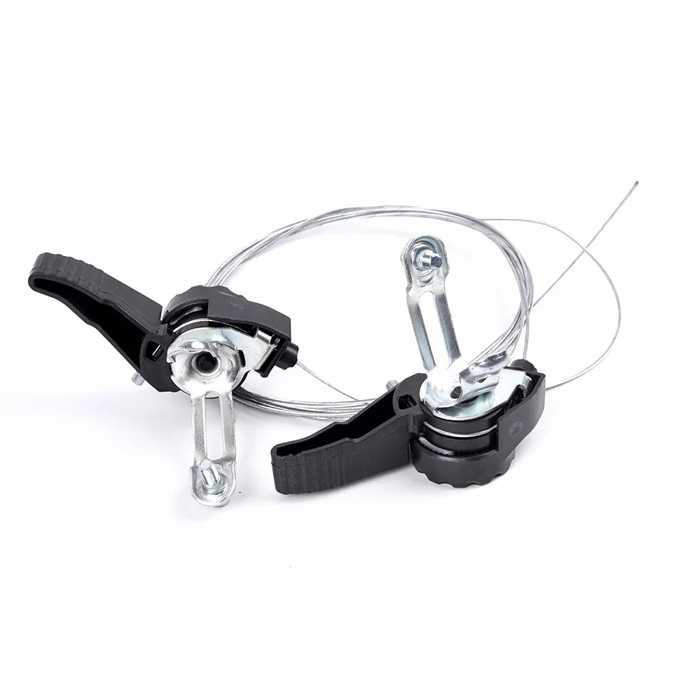 1 Pair Bicycle Shifter 15/18/21 Speed UniversalLever Mountain Bike With Cable Trigger Gear Shift Levers Bicycle Deraille Black