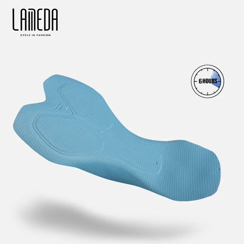 Lameda Bicycle Clothes Set Comfortable Breathable Tight Quick Drying Men's Cycling Clothes Long Sleeved Top Bicycle Pants