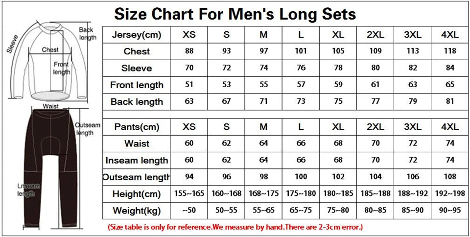 Tour De Italy D'ITALIA Cycling Clothes Men's Blouse Uniform Costume Bike Fleece Jersey Sports Set Pants Man Bicycle Clothing Bib