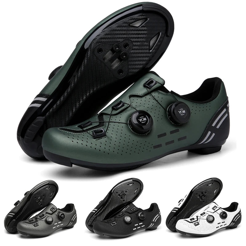 2025 New Cycling Shoes Road Bike Men Racing Contest Self-Locking Speed Bicycle Sneakers Women Spd Cleats Cycling Footwear