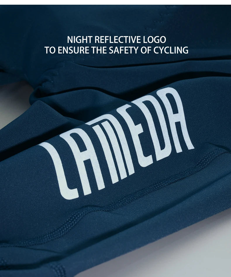 Lameda Bicycle Clothes Set Comfortable Breathable Tight Quick Drying Men's Cycling Clothes Long Sleeved Top Bicycle Pants