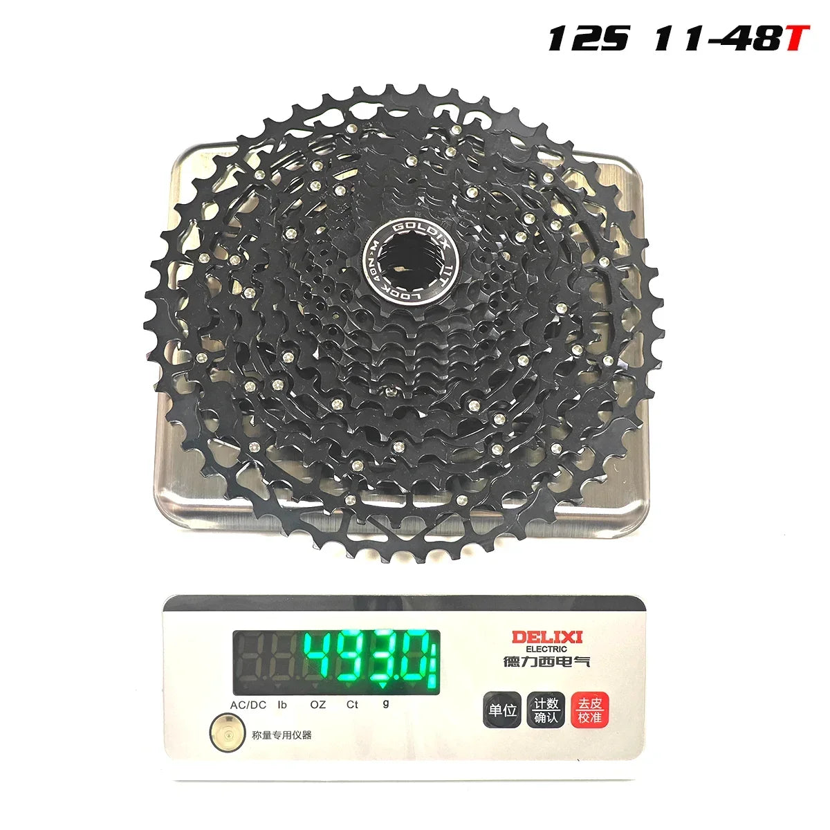 GOLDIX Ultralight Bicycle Cassettes Freewheel Carbon Steel Material 9/10/11/12/13 Speed HG Structure Sprocket for Mountain Bike