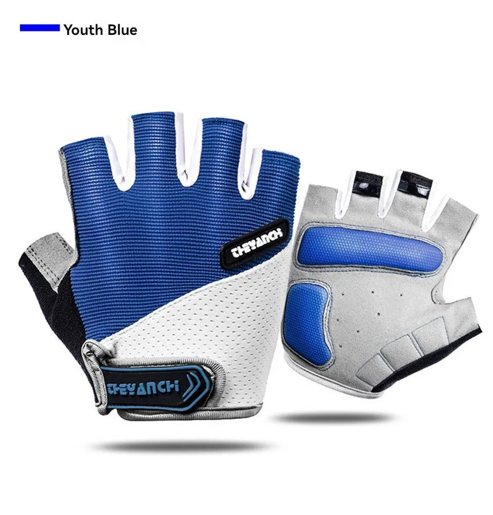 GTUBIKE Cycling Gloves Bicycle Gloves Mountain Bike Gloves – Anti Slip Shock Absorbing Padded Half Finger Short Sport Gloves