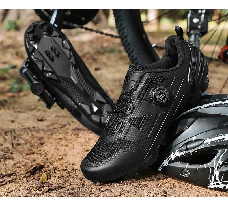 Road Cycling Shoes male Breathable Summer Self-Locking Cleat Non-slip Mountain Bicycle Shoe Men's spd racing Sneaker Lightweight