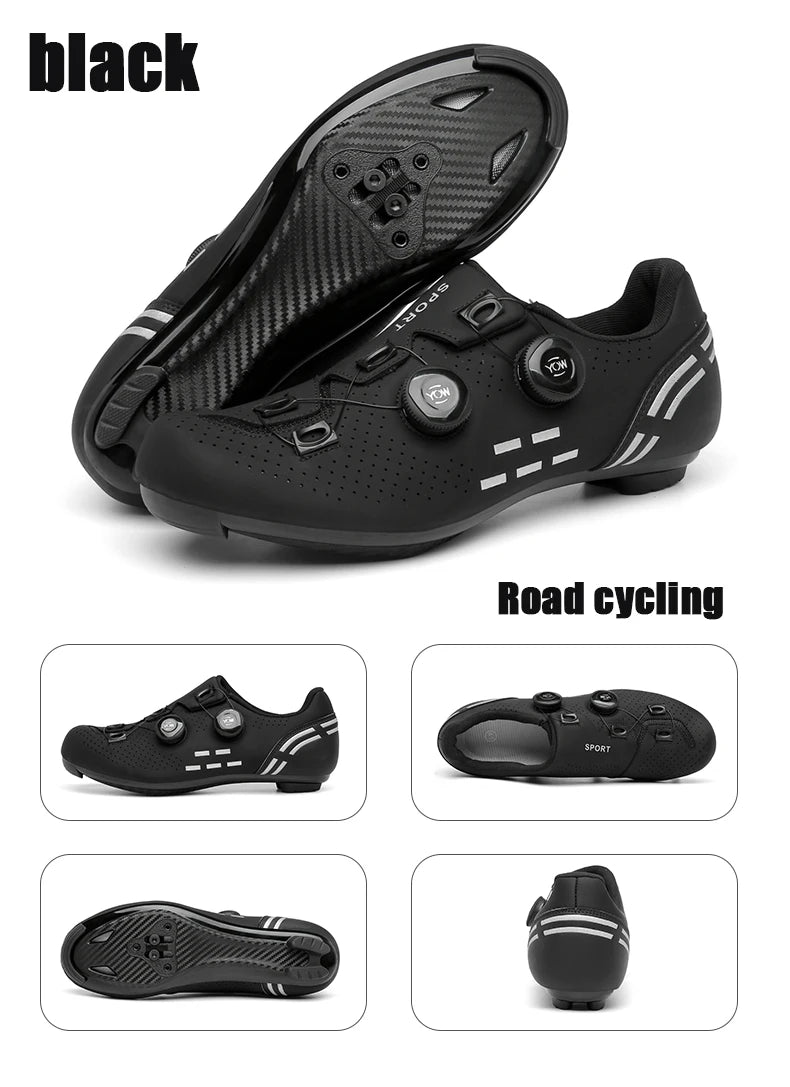 2025 New Cycling Shoes Road Bike Men Racing Contest Self-Locking Speed Bicycle Sneakers Women Spd Cleats Cycling Footwear