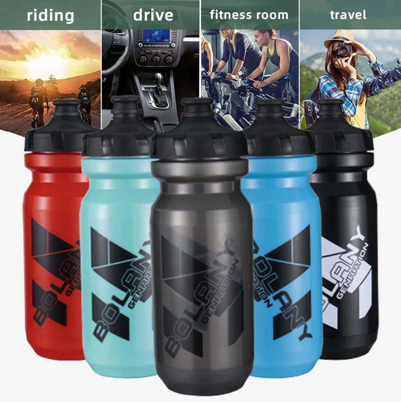 Bicycle Water Bottle PP5 Lightweight Squeeze-type Running Cycling Kettle BPA-Free Leak-Proof 610ML Mountain Road Bike Bottle