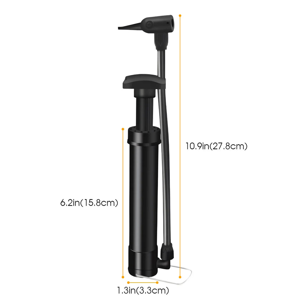 Manual Bicycle Air Pump Portable Bicycle Tire Air Pump Floor Air Pump Suitable for Bicycle Tires Ball Inflation