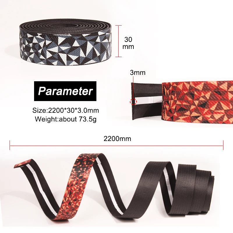 BUCKLOS Road Bike Bar Tape Ultralight Handlebar Tapes EVA+PU Soft Anti-Vibration Wrap Tape Durable Bar Tape Cycling Accessories