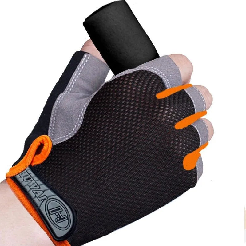 Cycling Gloves Anti Slip Shock Breathable Half Fingerless Gloves Bike Mtb Gloves Sport Mittens Cycling Bicycle Gloves
