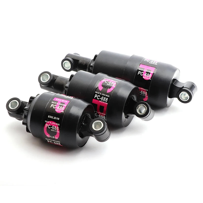 Mountain Bicycle Rear Shock Absorber 100mm/125mm/150mm Electric Scooter Shock Absorber Mountain Bike Oil Spring Shock Absorber