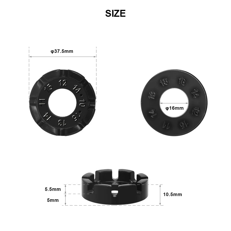 Multitool Bicycle Wheel Rim 8 Way Spoke Wrench Durable Mountain Road Bike Spoke Key Wire Adjustment Hand Tool MTB Repair Tool