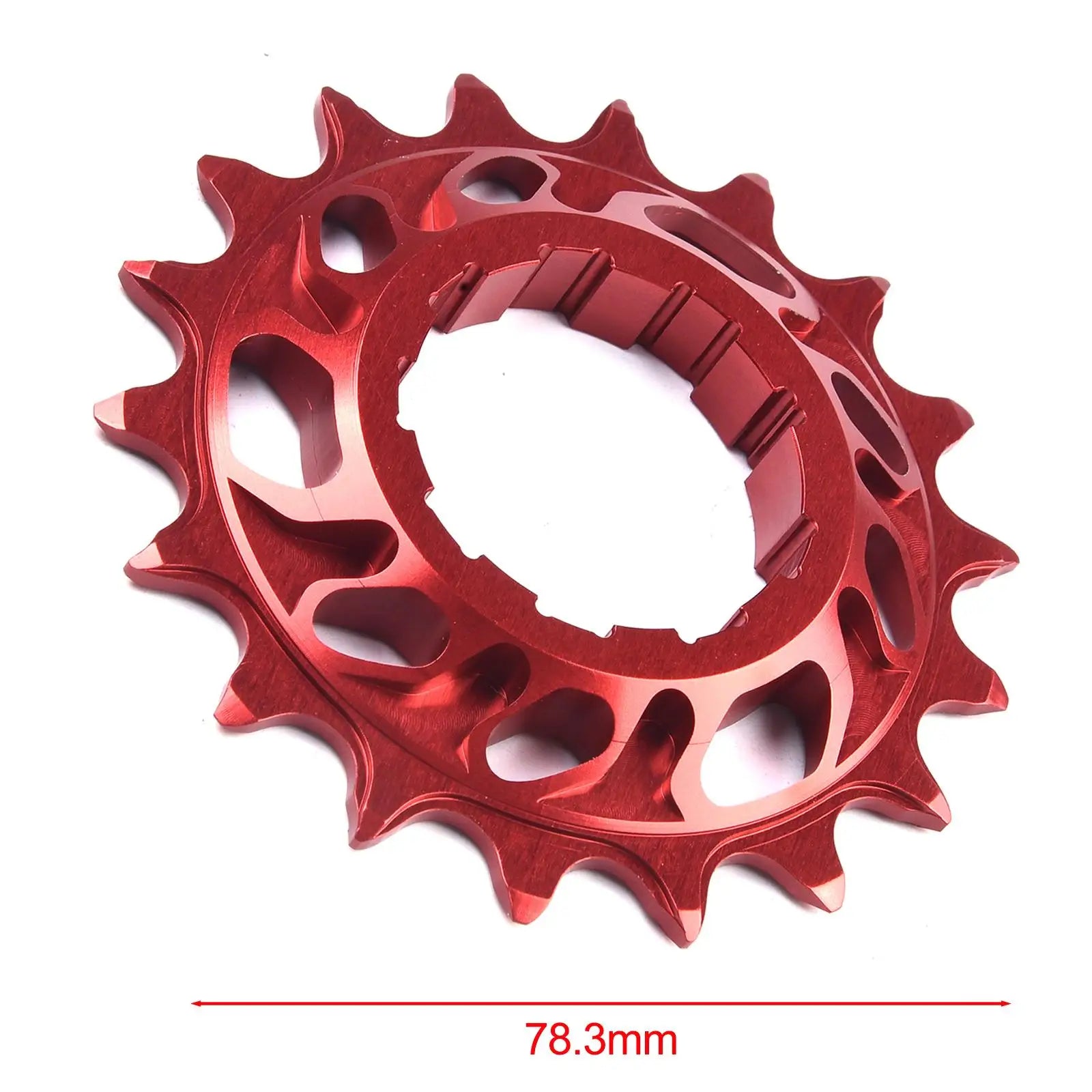 Mountain Bike Cassettes Freewheels 18T Aluminum Alloy Single Speed Flywheel Conversion Kit Bicycle FixedGear Accessories