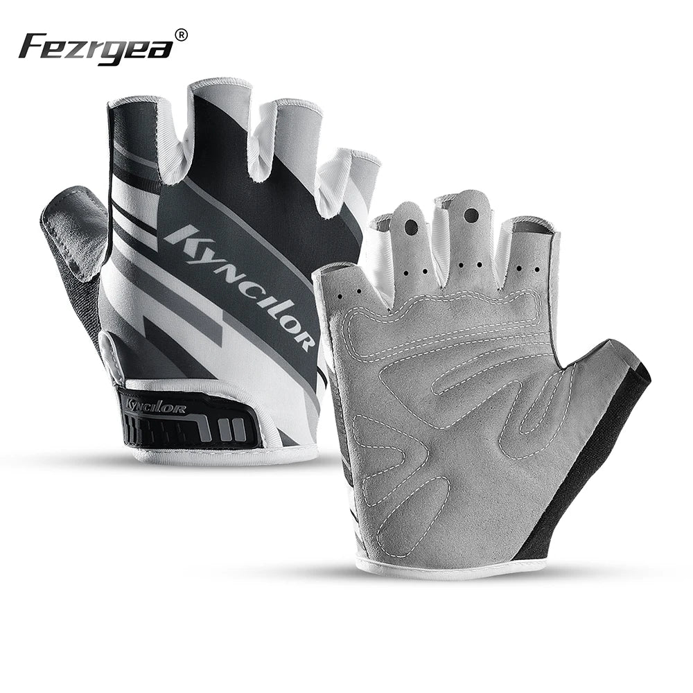 Cycling Gloves Anti-Radiation Sports Fitness Men And Women Breathable Non-Slip Short-Finger Bicycle Half-Finger Gloves