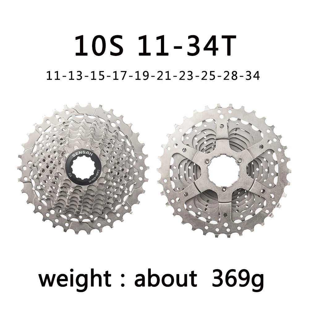 SENSAH 8/9/10/11 Speed Road Bike Cassette 11V 23T/25T/28T/30T/32T/34T/36T Bicycle Freewheel K7 10S Flywheel for HG Hub