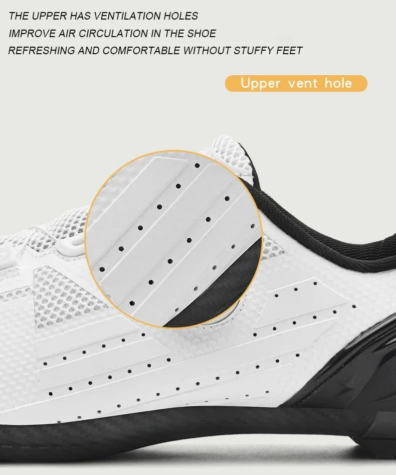 Road Cycling Shoes male Breathable Summer Self-Locking Cleat Non-slip Mountain Bicycle Shoe Men's spd racing Sneaker Lightweight