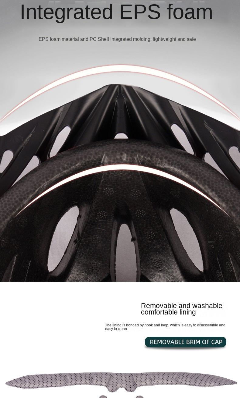 New Cycling Helmet Comfort Lining Lightweight Hollow Men Women Adjustable Riding Safety head protection bike bicycle MTB helmet