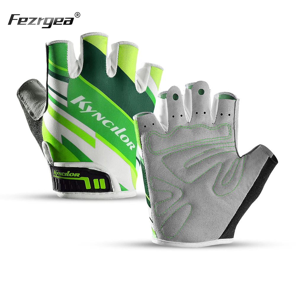 Cycling Gloves Anti-Radiation Sports Fitness Men And Women Breathable Non-Slip Short-Finger Bicycle Half-Finger Gloves