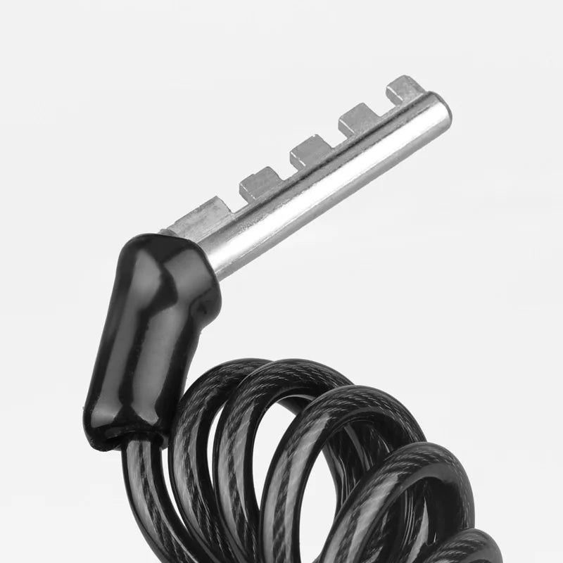 Bicycle Lock Password Anti-theft Lock Bicycle Portable Helmet Lock Universal 4 Digit Steel Cable Locks Security Cycling Parts