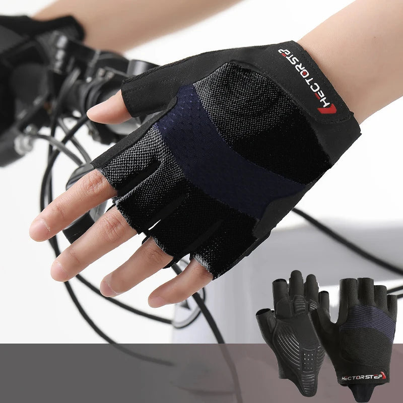 Cycling Gloves - Shock-Absorbing, Breathable, Anti-Slip Shock-Absorbing Pad for Bicycle/Mountain Bike/Workout/MTB/Gym