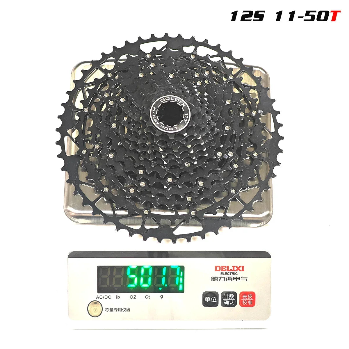 GOLDIX Ultralight Bicycle Cassettes Freewheel Carbon Steel Material 9/10/11/12/13 Speed HG Structure Sprocket for Mountain Bike