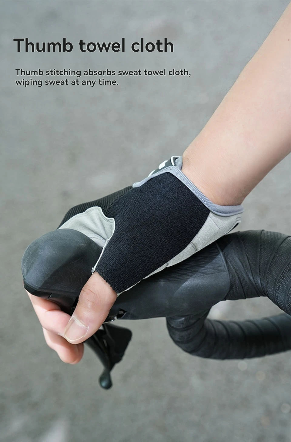 GTUBIKE Cycling Gloves Bicycle Gloves Mountain Bike Gloves – Anti Slip Shock Absorbing Padded Half Finger Short Sport Gloves