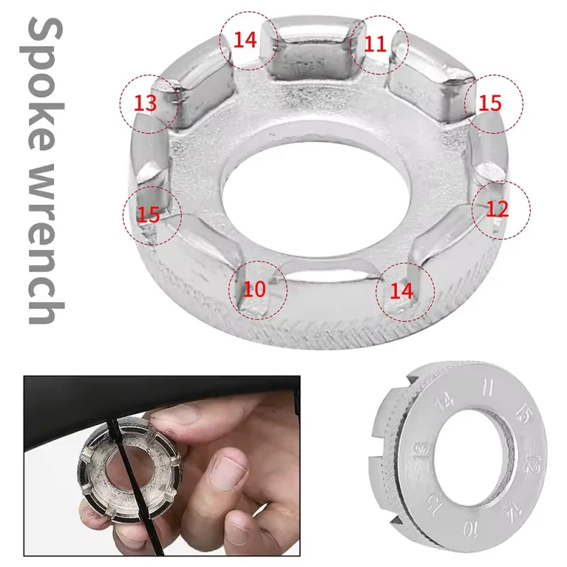 Bicycle Spoke Wrench Tools Road Bike Spokes Key Cycling Tools Steel Wheels Tool MTB Bicycle Repair Remover Bike Accessories