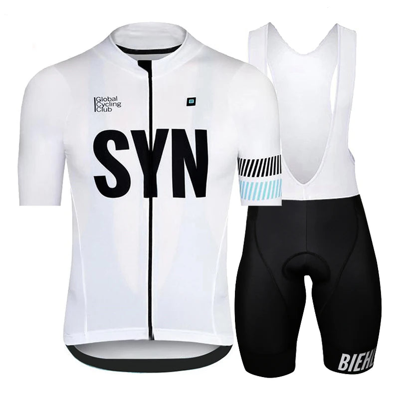 New SYN BIEHLER Pro Cycling Clothing for Men, Road Bike Wear, Racing Clothes, Quick Dry, Bicycle Jersey Set, New, 2025