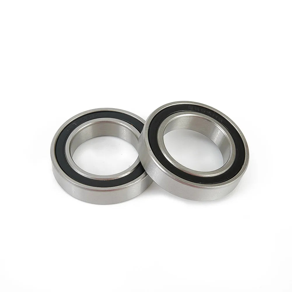 Bike Bearing Bearings Bike Black+Silver 20x32x7mm Spare Parts 2pcs/Set 61804/6804-2RS 6804-2RS About 20x32x7mm