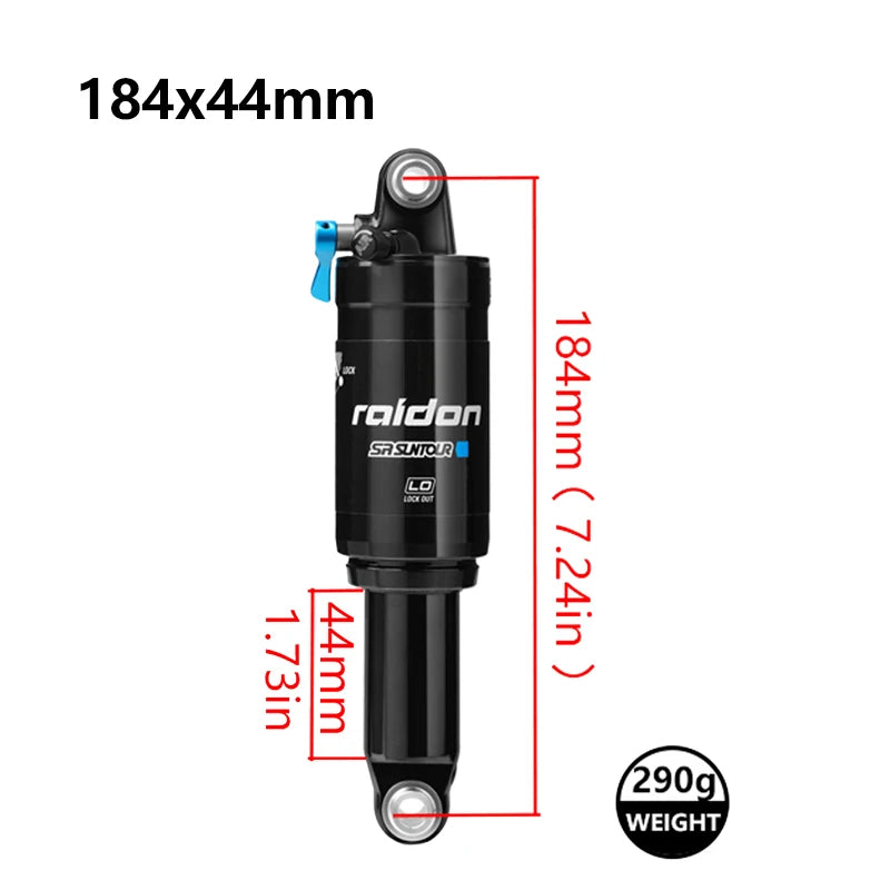 SR SUNTOUR RAIDON Bicycle Rear Shock Absorber Mountain Bicycle Shock Absorber XC Soft Tail Pressure Rear Bumper Shock Absorber