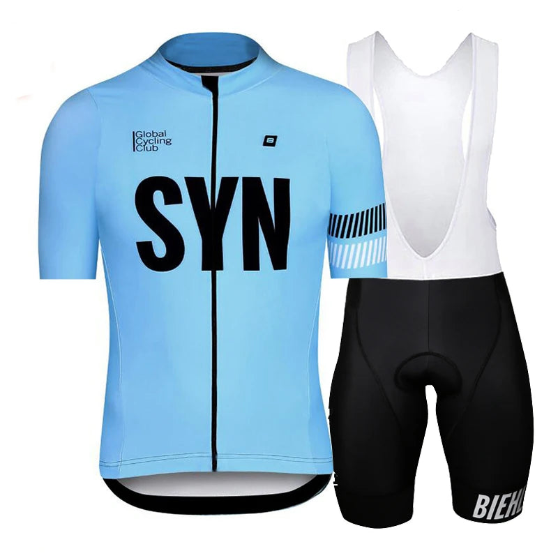 New SYN BIEHLER Pro Cycling Clothing for Men, Road Bike Wear, Racing Clothes, Quick Dry, Bicycle Jersey Set, New, 2025