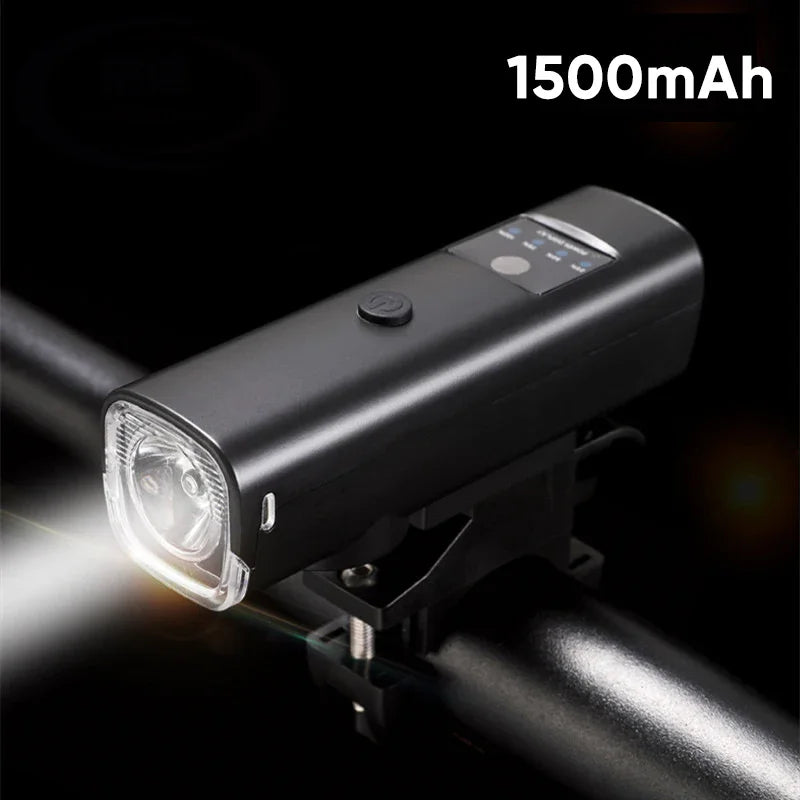 Bicycle Light Bike Light-sensing Intelligent Lighting Front Rear Lamp with High-decibel Horn Type-c Charging Cycling Light LED