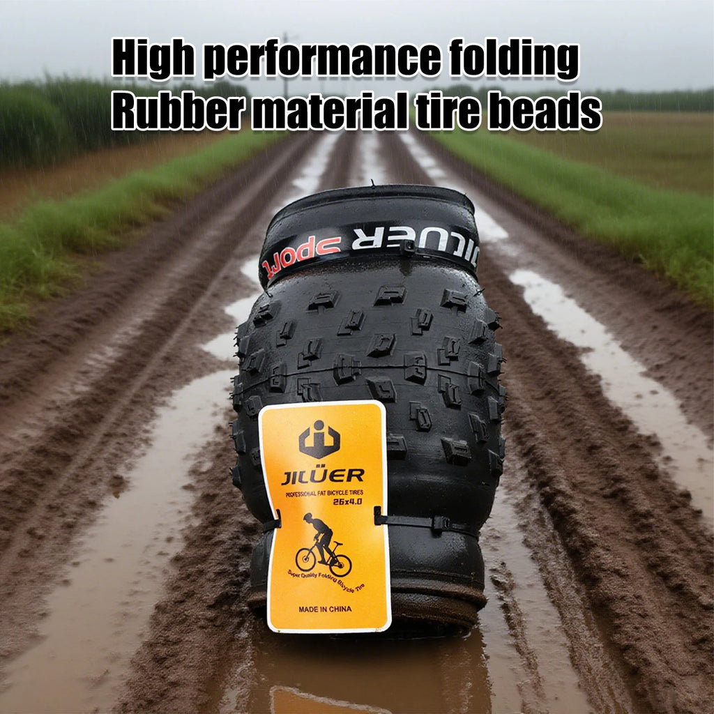 Bicycle JILUER Tire 20x4.0/26x2.25 4.0/27.5x2.1 2.2/29x2.2 Mountain Bike Foldable Anti Puncture Fetus Tyre For MTB/CY/XC/BMX